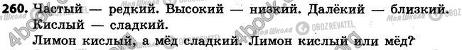 ГДЗ Російська мова 4 клас сторінка 260